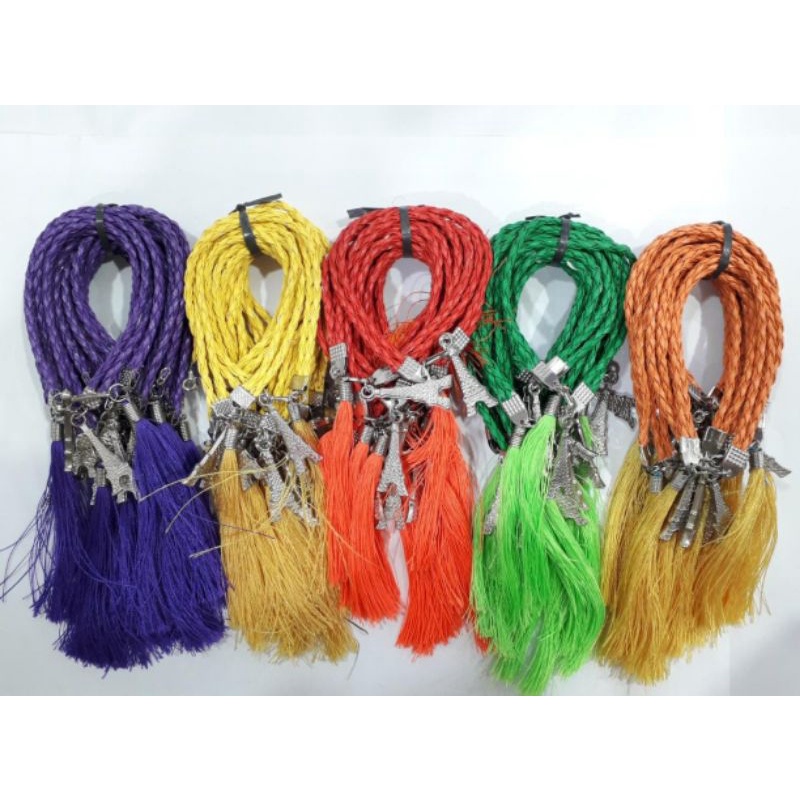 Gelang KULIT KEPANG Tali Imitasi 12buah Kulakan Grosir