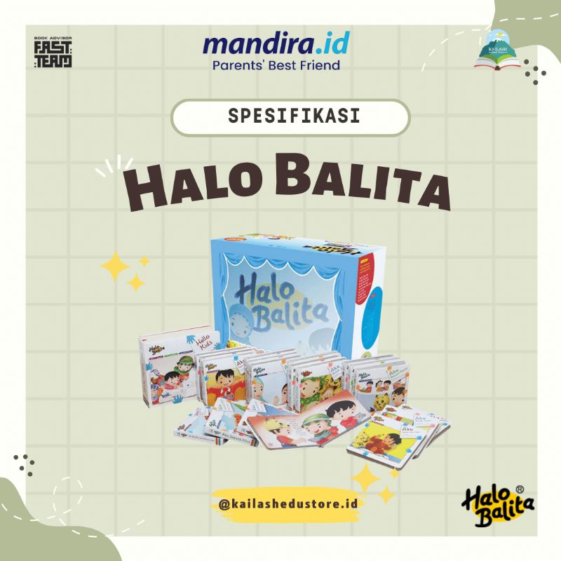 Halo Balita |  buku HaloBalita paket lengkap