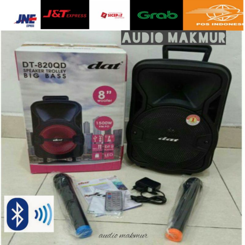 Speaker Protable Bluetooth Dat DT 820QD speaker Protable dat DT820QD