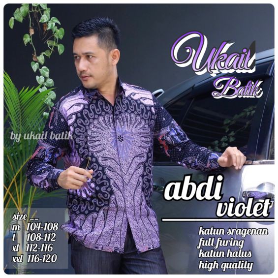 ABDI VIOLET UKAIL KEMEJA BATIK SOLO PRIA LENGAN PANJANG LAPIS FURING ATASAN BATIK PREMIUM MODERN KATUN HALUS WIRADANU KEMBANG BAMBU SATRIO SOGAN PARANG GURDO TRUNTUM SEJIWO SELING MERAH KERIS PUSOKO BALABADRA PEKSI PUSPO SELING MERAH ARDANA BIRU JEJAKA