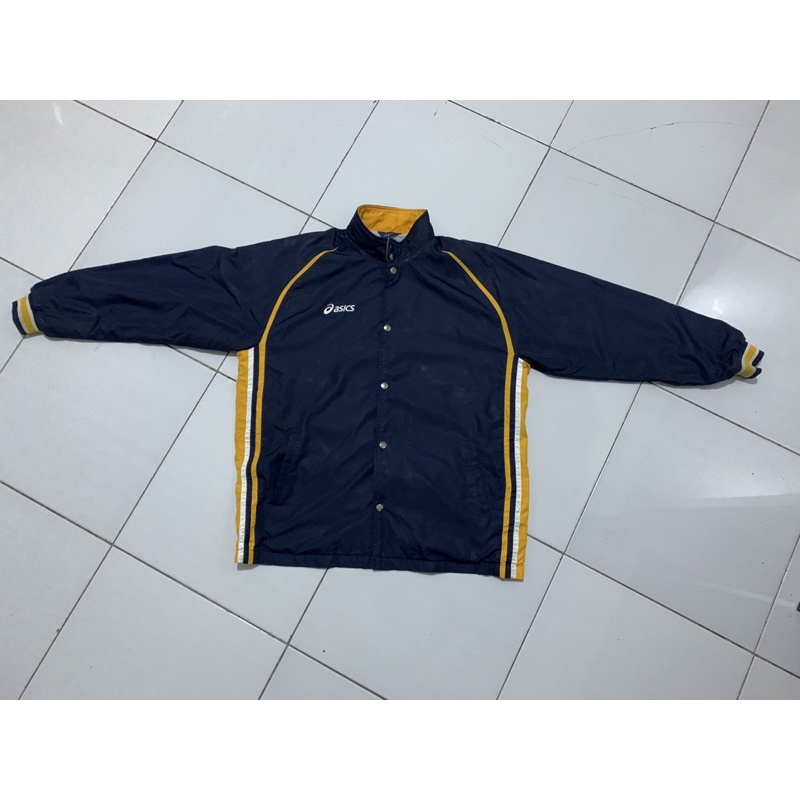 Jaket Pelatih asics second size XL cocok untuk olahraga atau bermotor