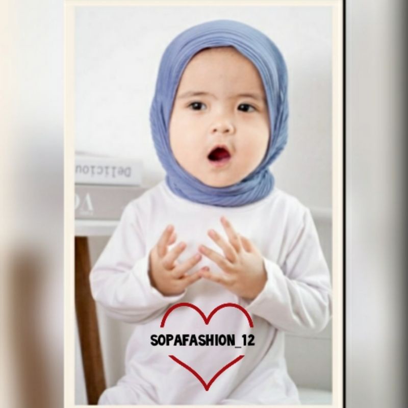 PASHMINA SYAL PLISKET ANAK-ANAK PROMO(BELI 8-9 PCS GRATIS 1)TERLARIS/PASHMINA PLISKET HYGET PREMIUM-5