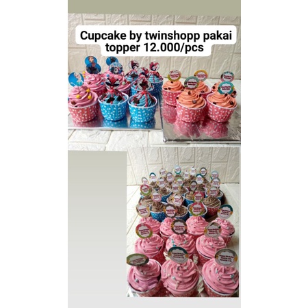 

CUPCAKE TOPPER DESAIN ISI 12