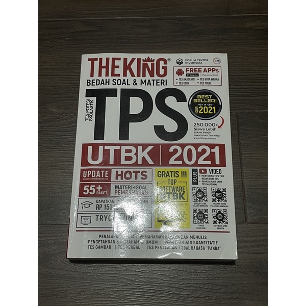 

preloved the king tps utbk 2021 bedah soal dan materi