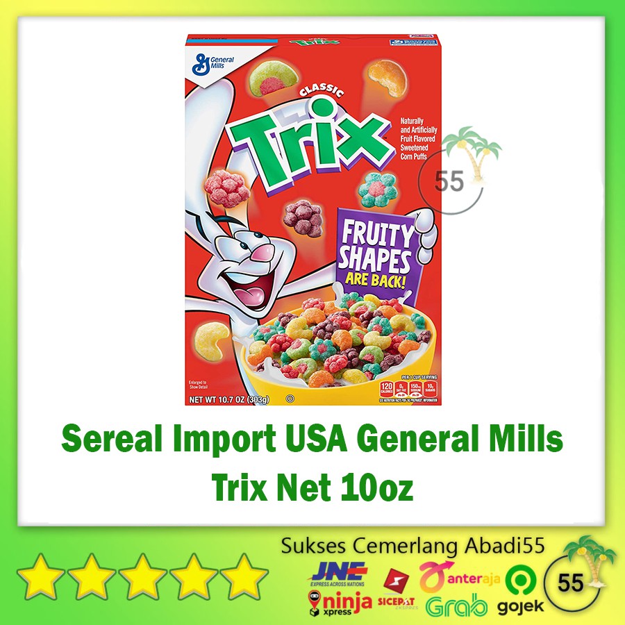 

PROMO Makanan Sereal / Cereal Import/ Impor USA General Mills Trix Net 10oz