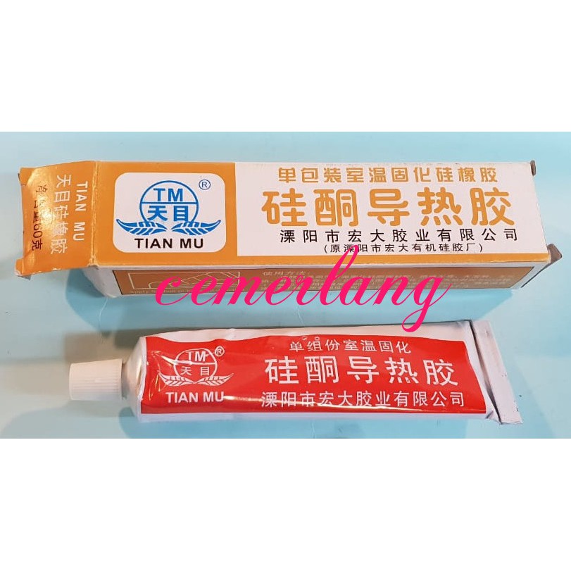 Thermal Glue / Heatsink Odol Coklat / Sealant Silicone Grease Tian Mu