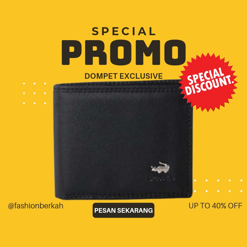 DOMPET PRIA KEKINIAN DOMPET LIPAT MURAH PRIA TERBARU BAHAN KULIT CROCODILE SINTETIS ORIGINAL AWET TERLARIS