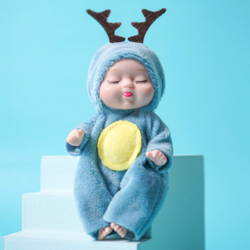 Mary Eyes Closed Realistic Reborn Baby Untuk Boneka Handmade Mainan Tubuh Lembut Dengan Setelan