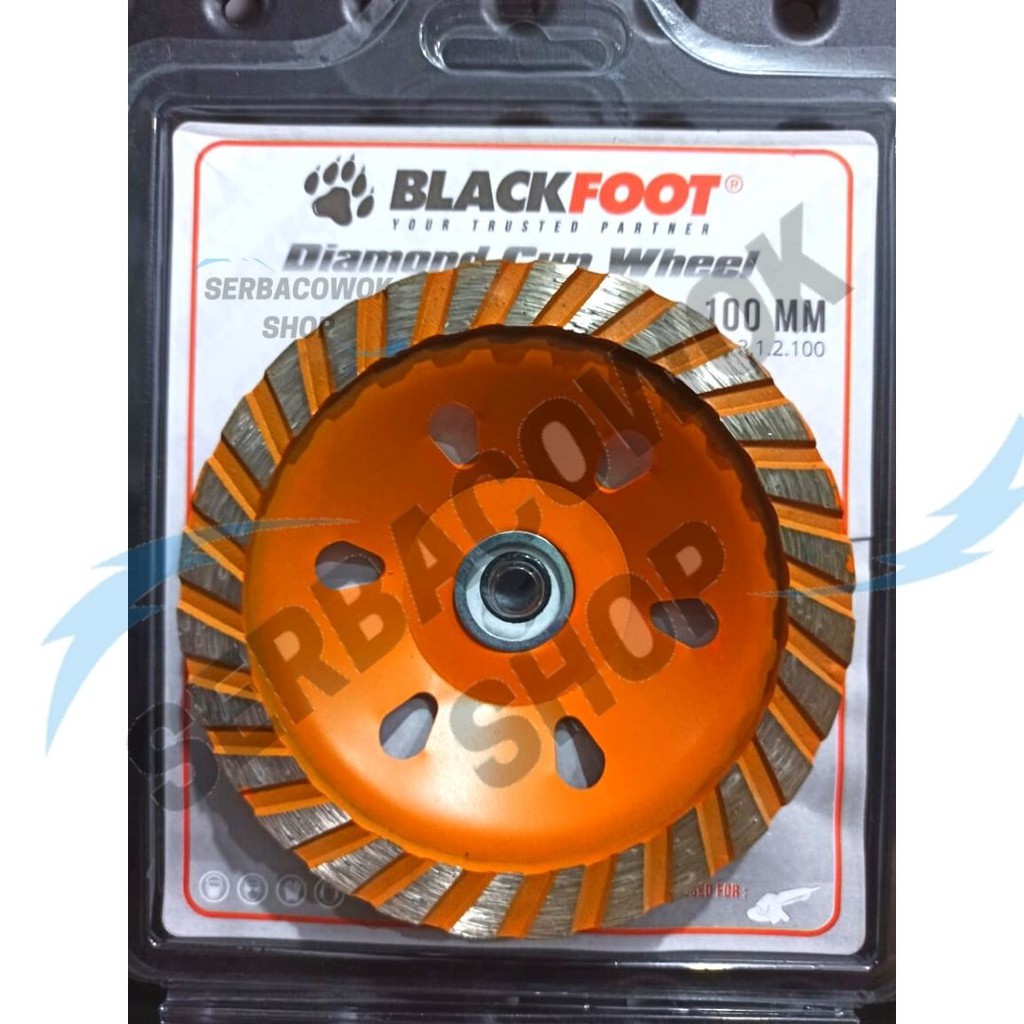 Blackfoot Cup Grinding Wheel 100 mm Diamond Cup Wheel Turbo 4&quot; Inch Termurah Berkualitas