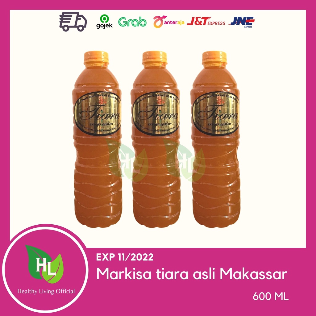 Markisa tiara 600 ml asli makassar-markisa asli-syrup markisa-sirup