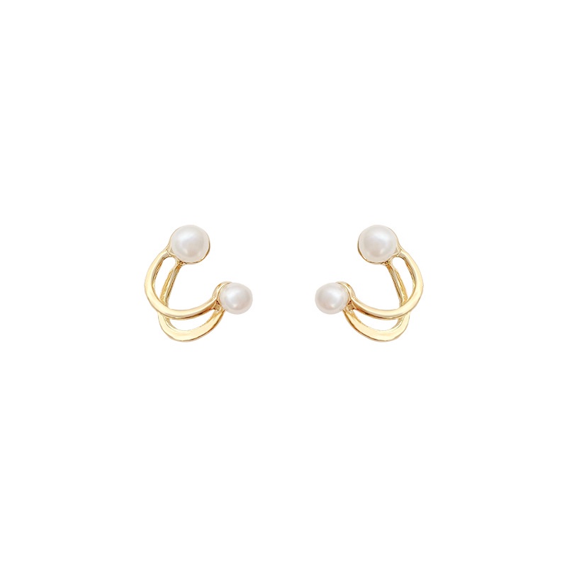 Anting S925 Silver Needle Aksen Mutiara Untuk Wanita