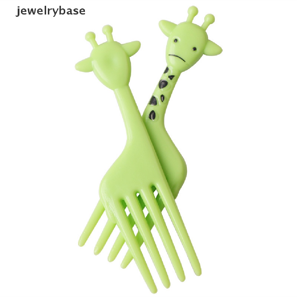 10 Pcs / Set Tusuk Gigi Buah Desain Kartun Hewan Mini