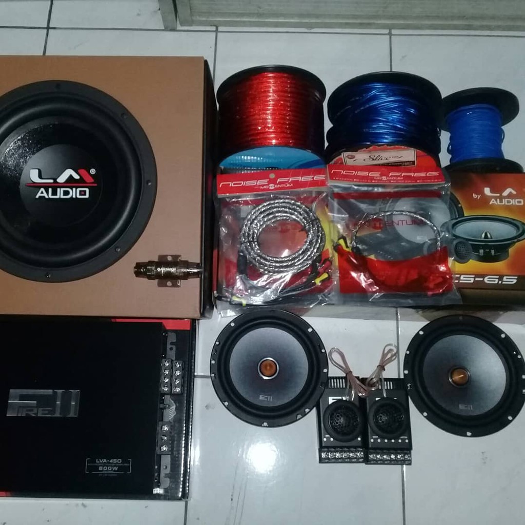 PAKET AUDIO MERK LM AUDIO KOMBINASI "SOUND QUALITY LEVEL"