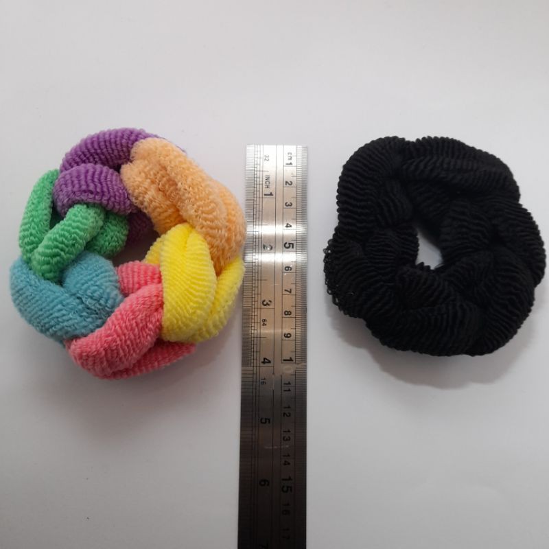 SCRUNCHIE HIJAB Lilit / ikat rambut handuk / kuncir rambut jumbo / konde rambut