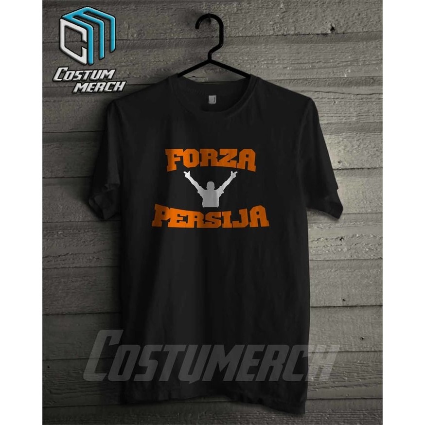 Kaos Tshirt Baju Combed 30S Distro Forza Persija Jakmania