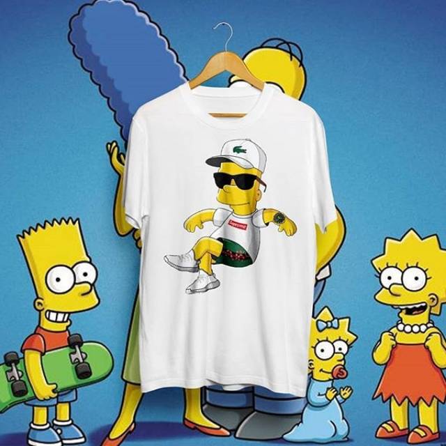 Kaos Bart Simpson | Baju Bart Simpson | T-Shirt Bart Simpson
