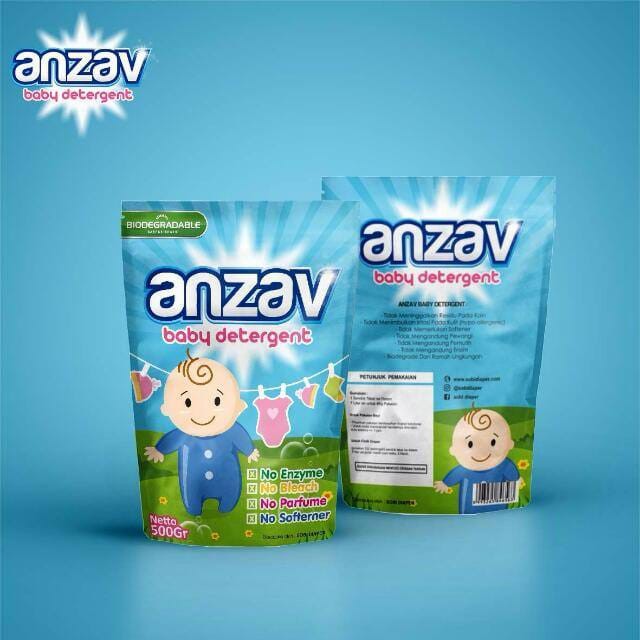 ANZAV soft Baby Detergent - Deterjen Clodi Bubuk