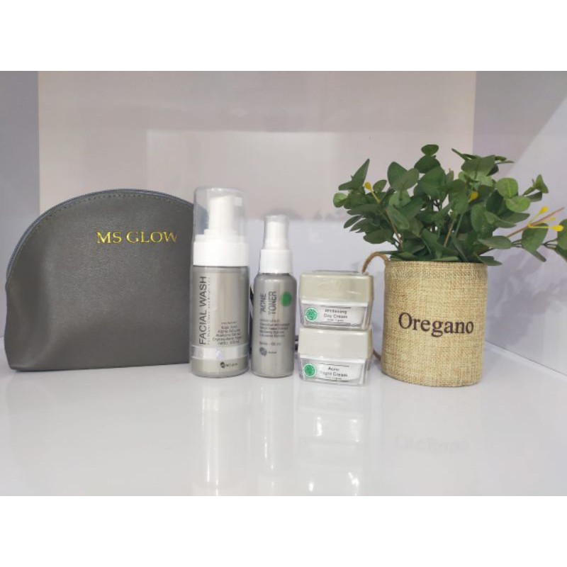 MS GLOW PAKET ACNE SERIES ORIGINAL/ PAKET ACNE MS GLOW