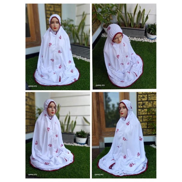 MUKENA LAJURAN DEWASA MUKENA DEWASA MOTIF SERIBU BUNGA MUKENA KATUN MOTIF SERIBU BUNGA