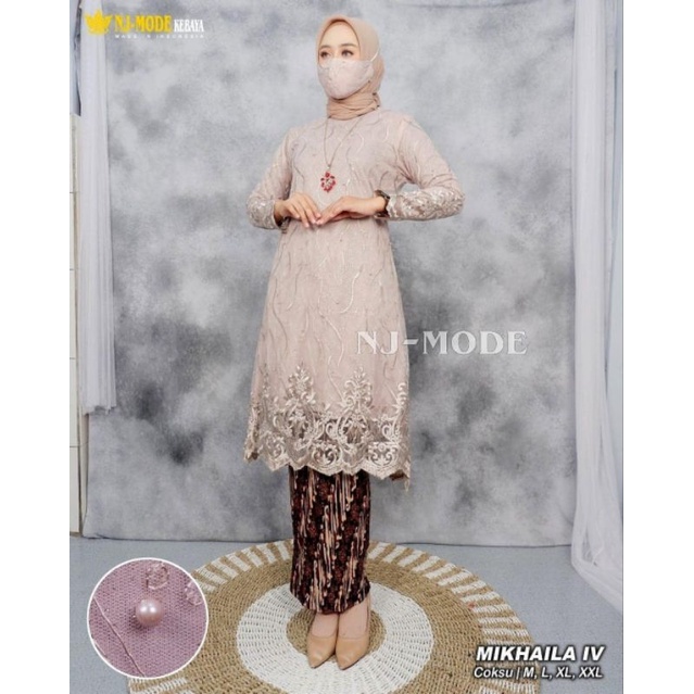 Setelan Kebaya Jumbo//Set Kebaya Tulle Bordir Ukuran Jumbo//Setelan Kebaya Modern