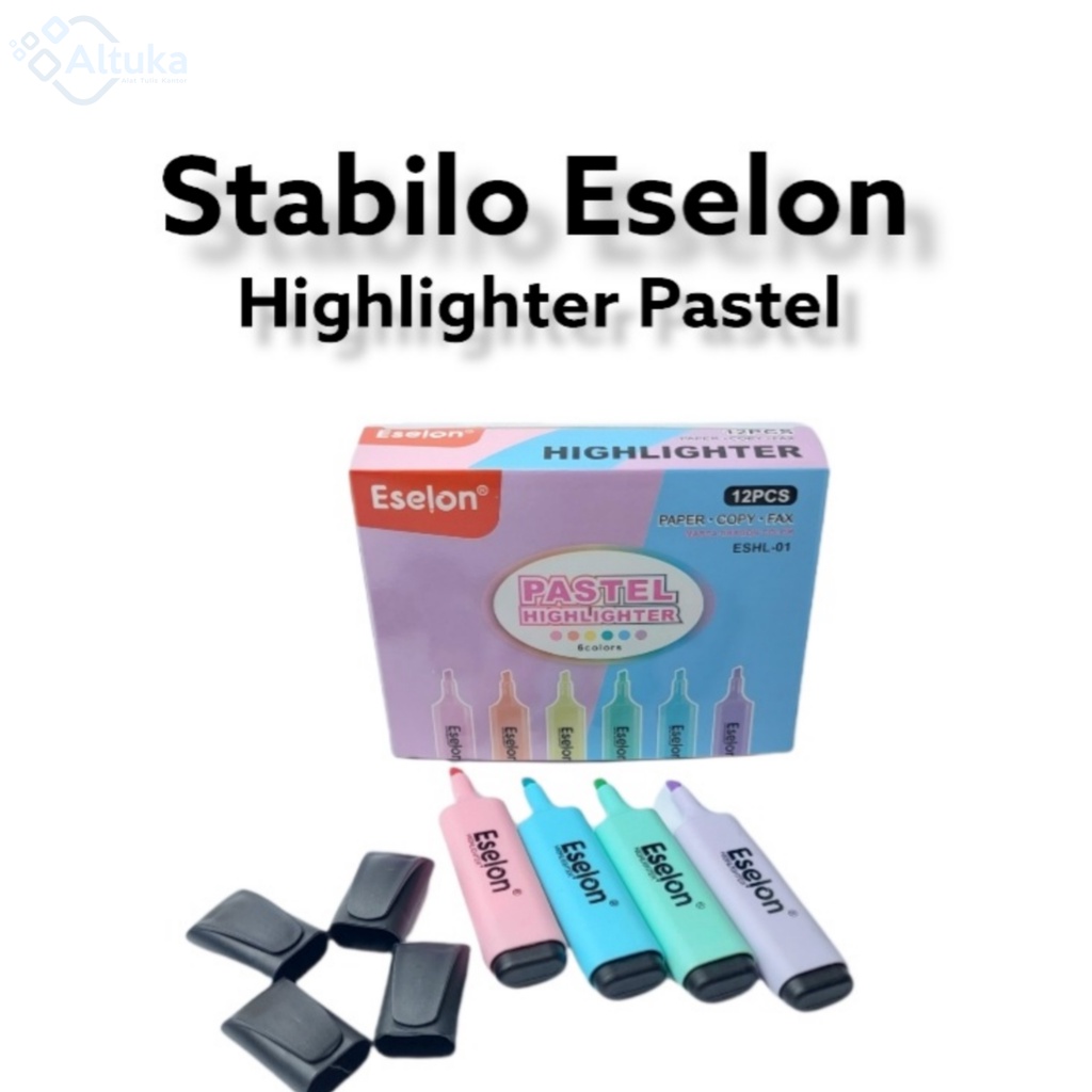 

Stabilo / Highlighter / Texliner / Penanda Warna Pastel Eselon ESHL-01