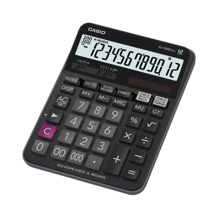 

KALKULATOR CASIO DJ 120 DPLUS CHECK CORRECT