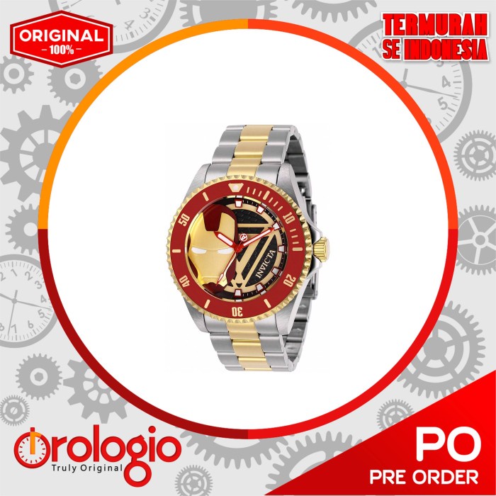 Invicta Marvel Black Dial Men's Watch 29679 - Ori & Termurah