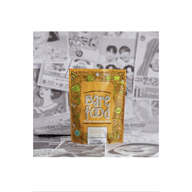 

BARE FOOD CHEWY ORANGE GINGER CANDY
