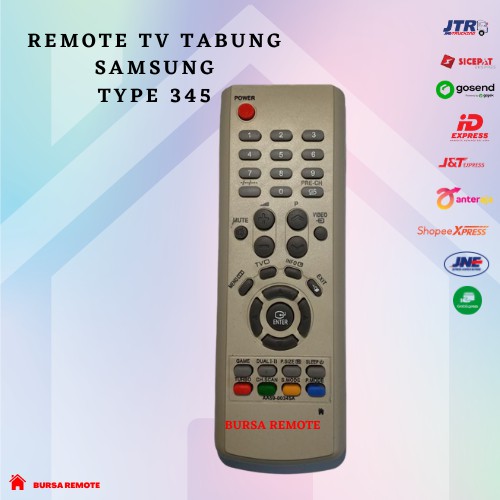 Remot Remote SAMSUNG TV TABUNG LCD LED 345 / ECERAN Dan GROSIR