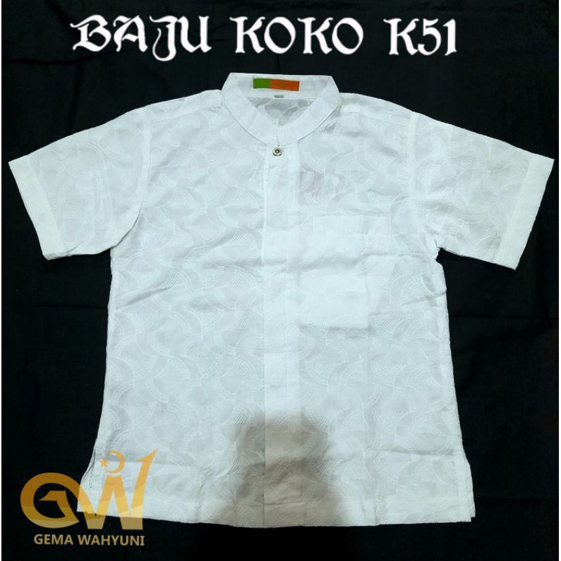 Baju Koko Anak K51 PTH PD / Baju Koko Anak Putih