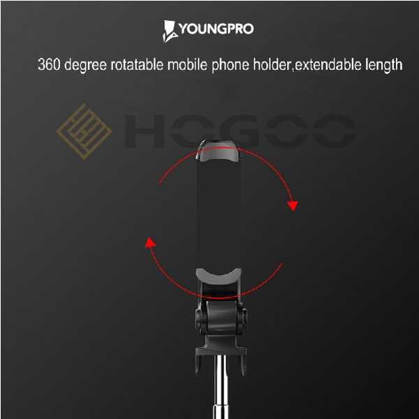 YOUNGPRO YSS-02 YSS-01 TRIPOD STICK SELFIE BLUETOOTH 3 IN 1 CONNECTION TONGSIS PHONE HOLDER WITH WIRELESS REMOTE SHUTTER