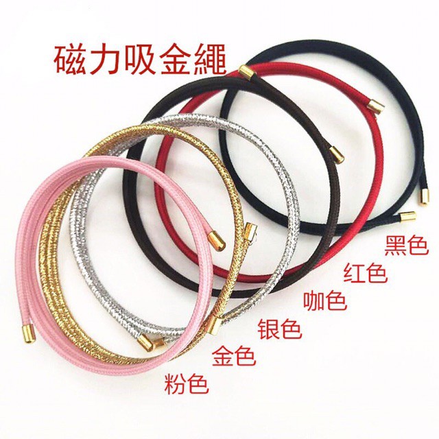 Gelang Tali Magnetik Warna Emas 3D gelang aksesoris fashion