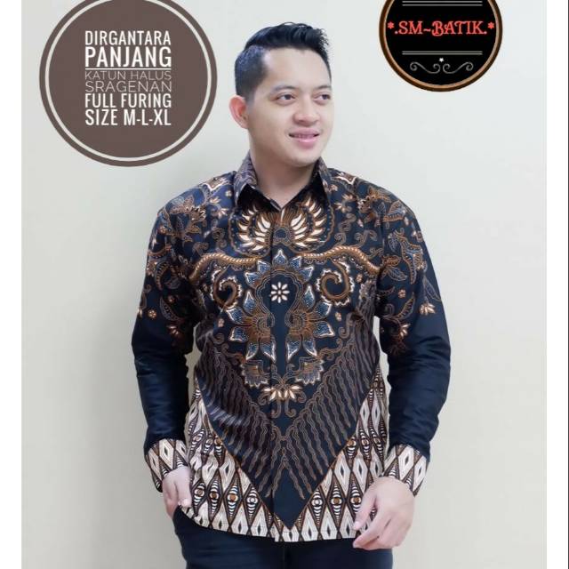 Kemeja Batik Pria Lengan Panjang BATIK DIRGANTARA