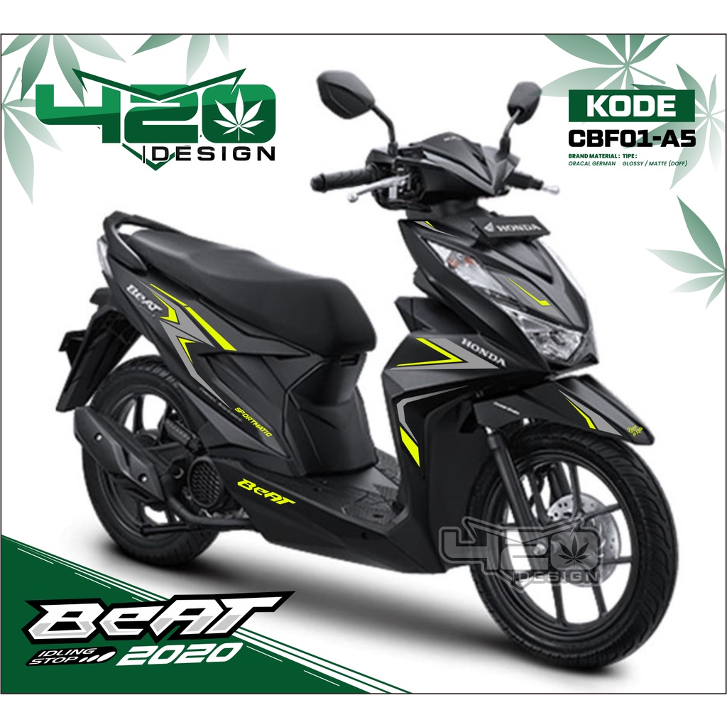 STICKER BEAT - Cutting Beat Facelift 2020 - 2 Warna - Sticker Beat 2020 - Kode CBF01