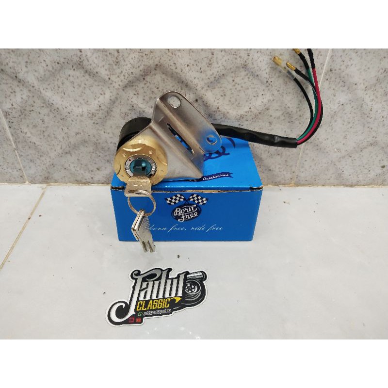 kunci kontak CB CG kabel 4 import  model ori original kunci kontak Cb cg c70 gl megapro Tiger kabel4