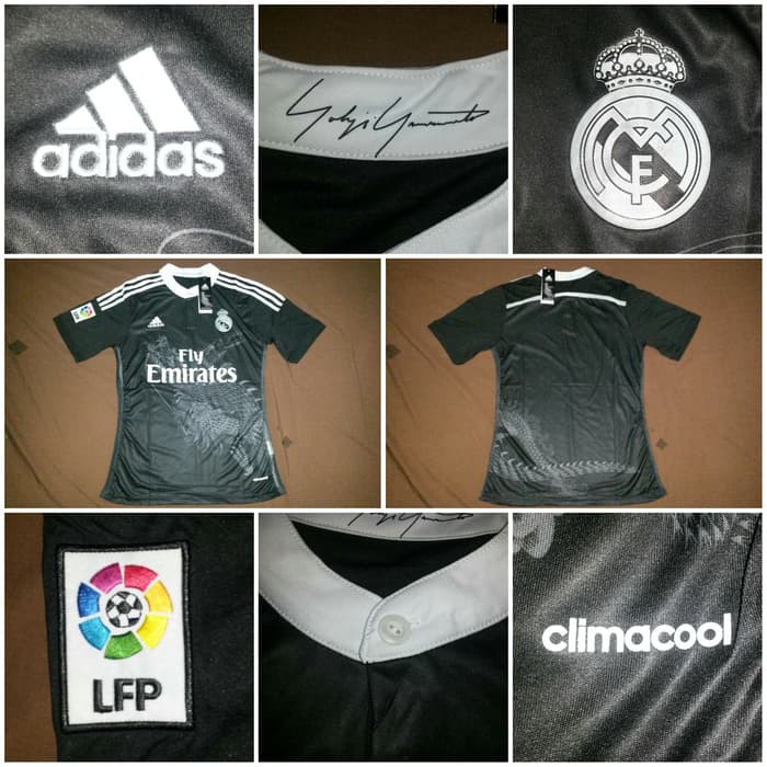 promo juara  Obral Jersey Real Madrid Third 2014/2015 Madrid 3rd 14/15 - Hitam, S