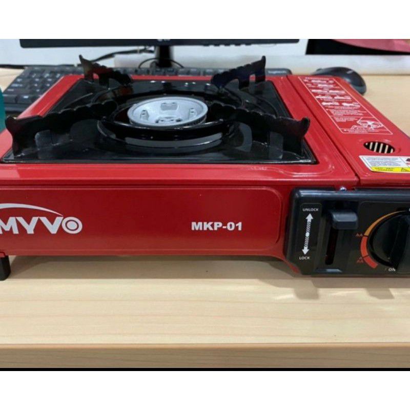 kompor gas Portable MYVO 1tungku 2 in 1