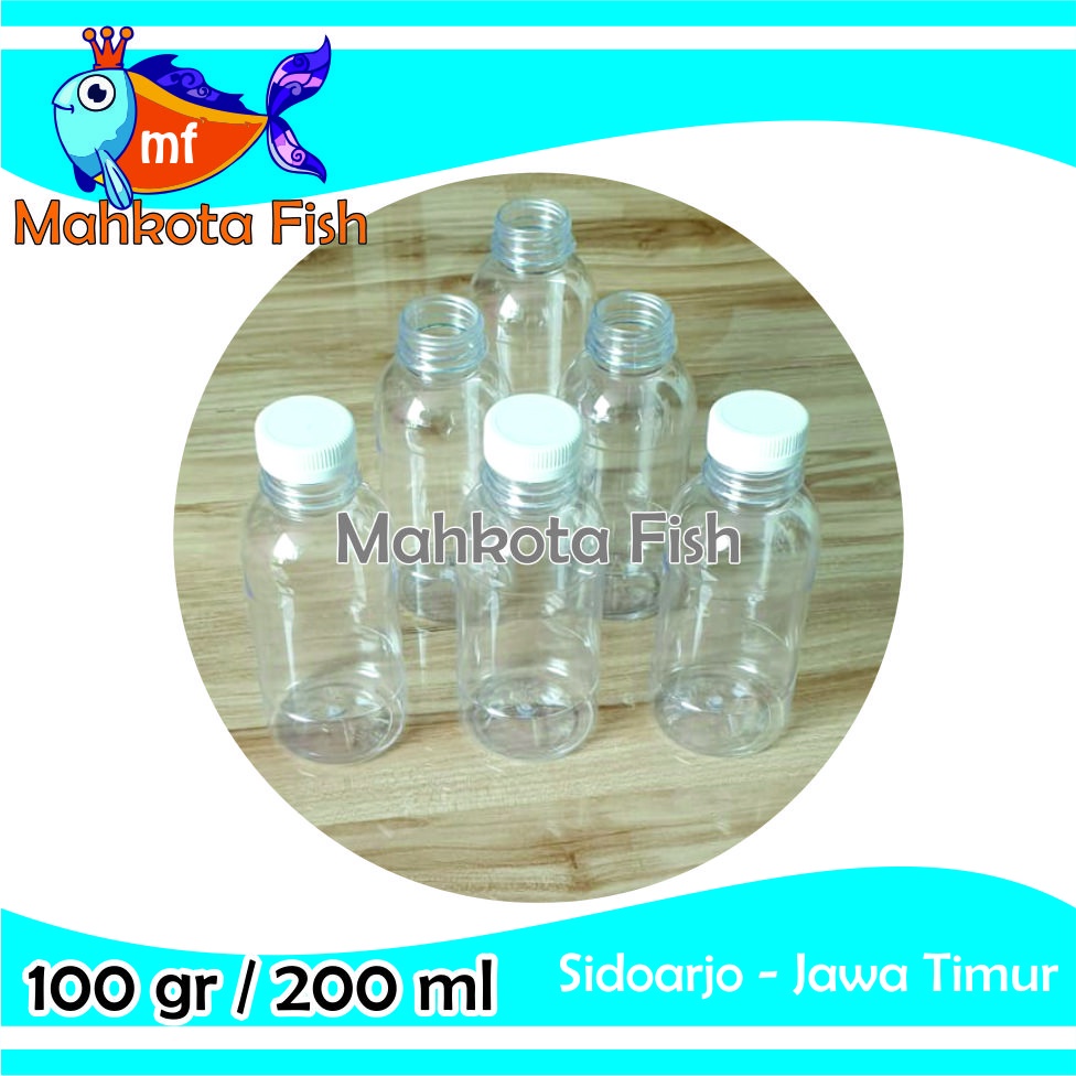 Botol Plastik 200 ml | Botol Repack 100 gram | Botol Kemasan | Botol Kosong