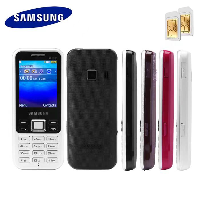 hp samsung GT-C3322 dual-SIM ponsel tombol besar Garansi 1 Bulan