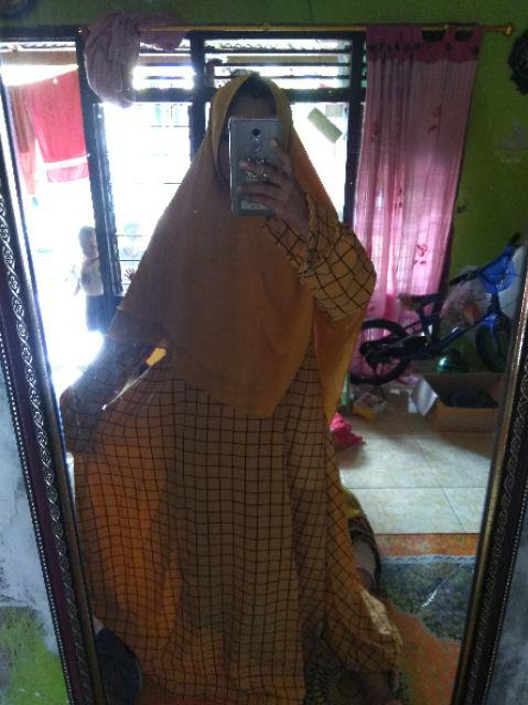 Bisa Cod - Realpict Syari Monalisa Batik Syakila Kuning Good Quality