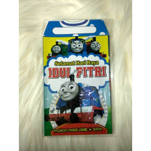 

Amplop lebaran 2024 motif new Thomas uk sedang