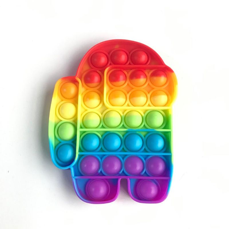 MAINAN POP IT RAINBOW Fidget push Pop itsFidget  toy Push bubble-4