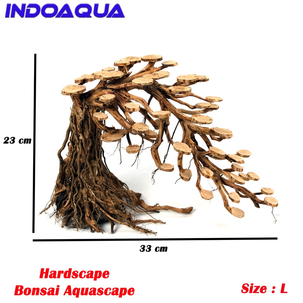 INDOAQUA - Bonsai Aquascape 60 cm Hardscape Aquascape