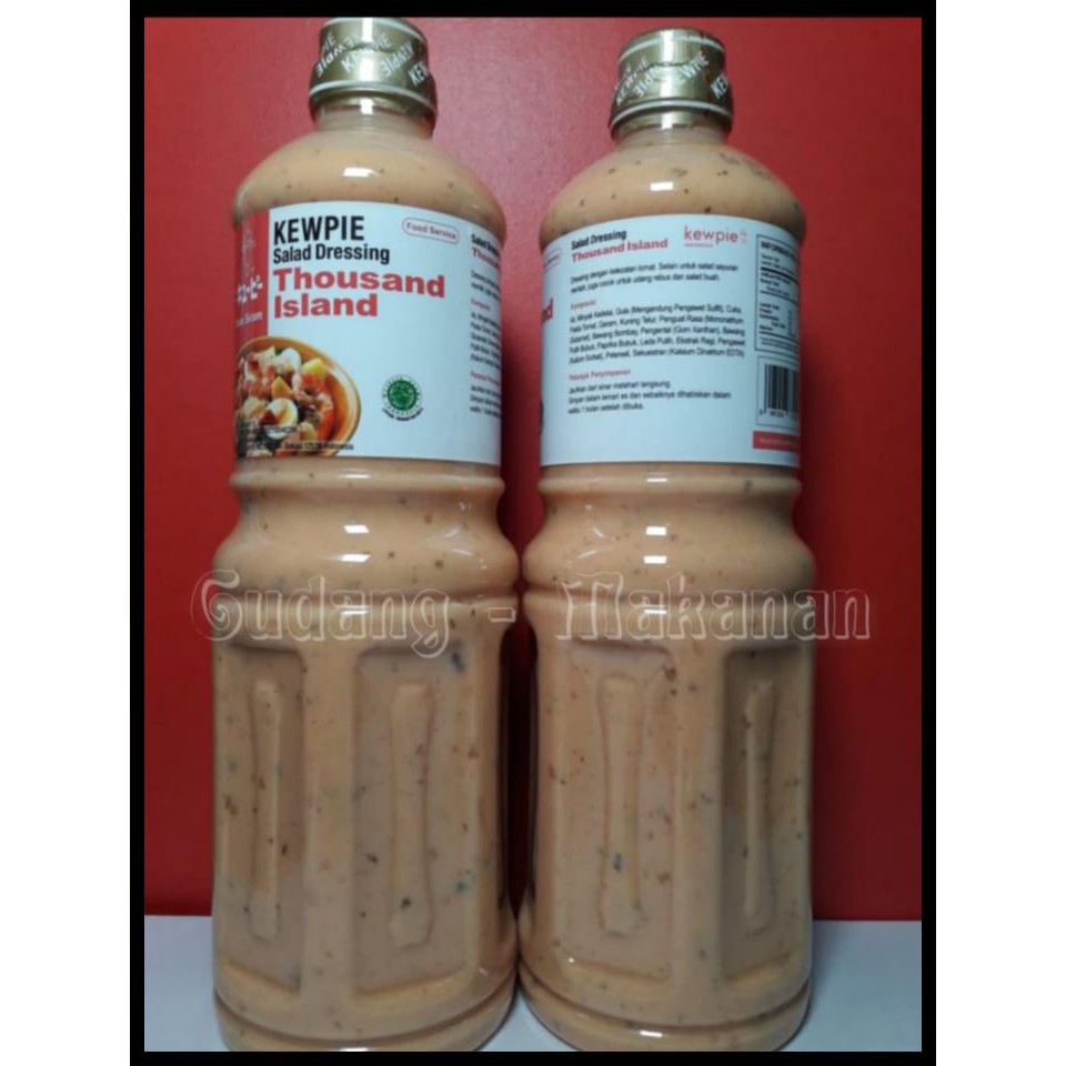 

Kewpie Salad Dressing Thousand Island 1 Liter - Ekstra Bubble