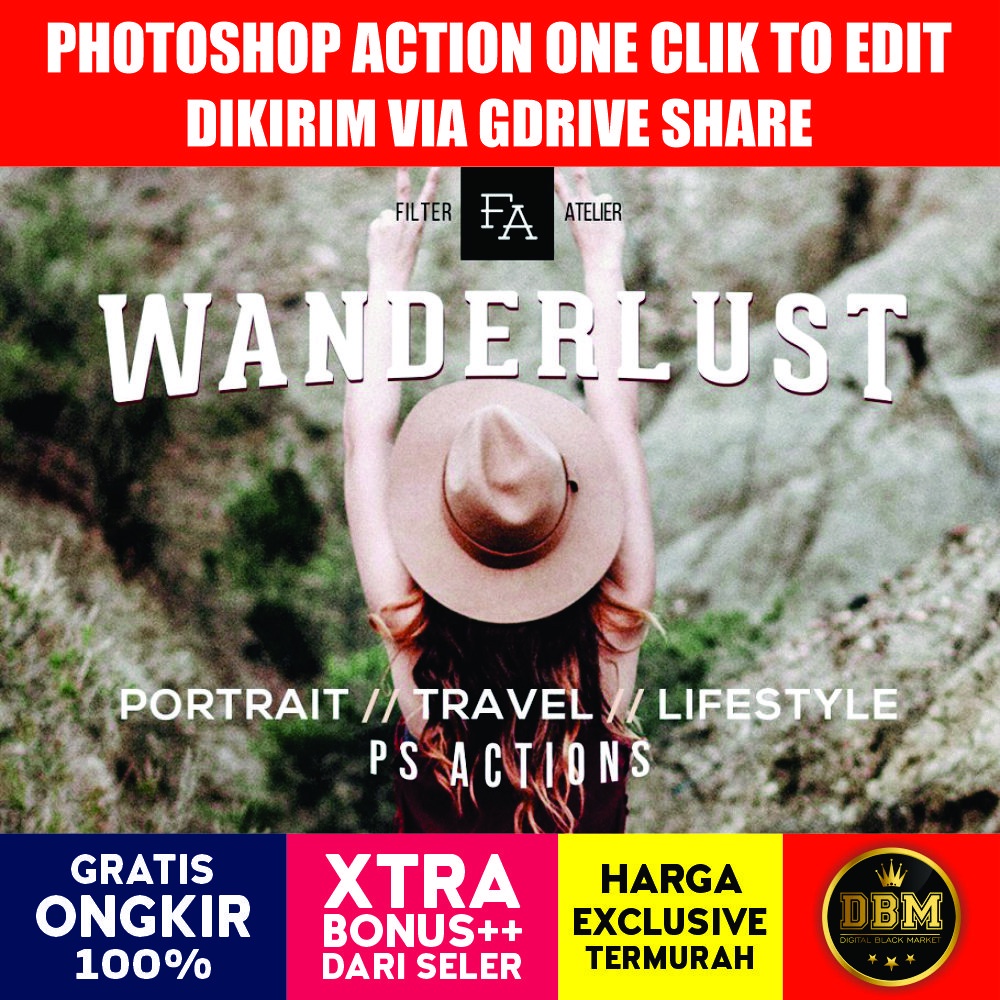 Wanderlust Photoshop Action