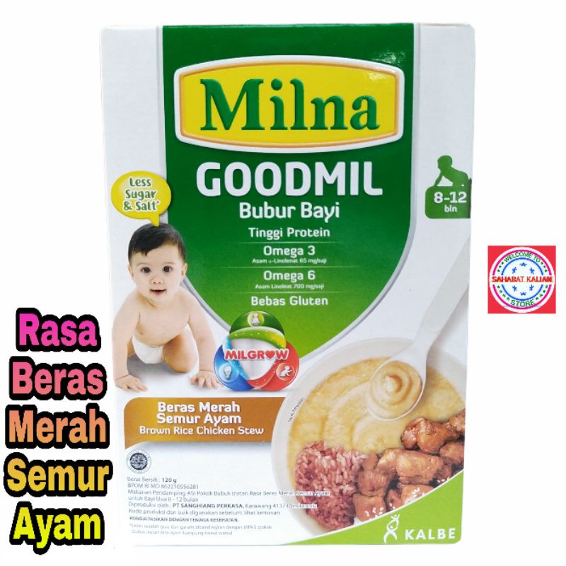 MILNA GOODMIL BUBUR BAYI 6+ DAN 8+ PER 1 BOX