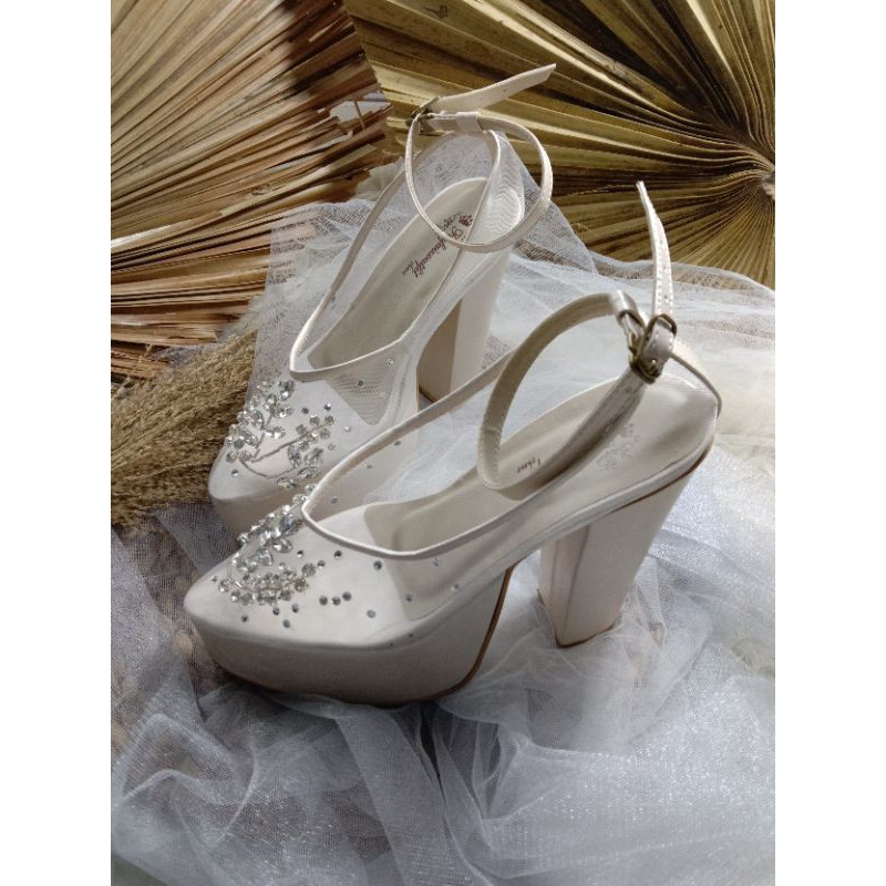 sepatu yena sepatu wedding wanita cantik sepatu wanita 12cm