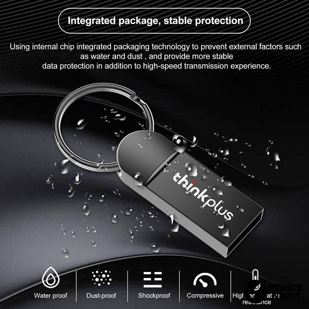 (SF) Lenovo MU222 Flashdisk Usb High Speed 8 / 16 / 32 / 64gb Bahan Zinc Alloy Untuk Laptop