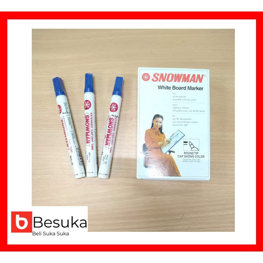 

SPIDOL SNOWMAN WHITE BOARD MARKER BG-12 (BLUE)