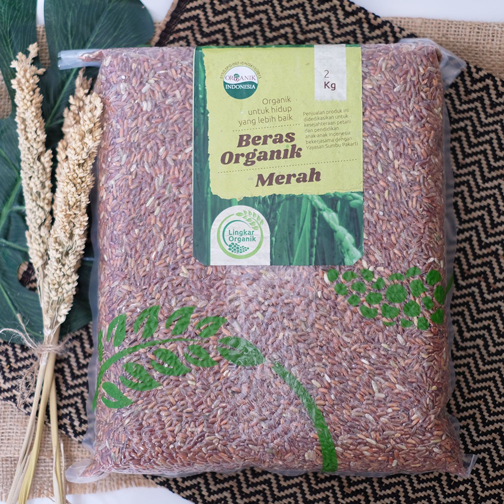 

Lingkar Organik Beras Organik Merah Organic Red Rice 2 kg 2kg